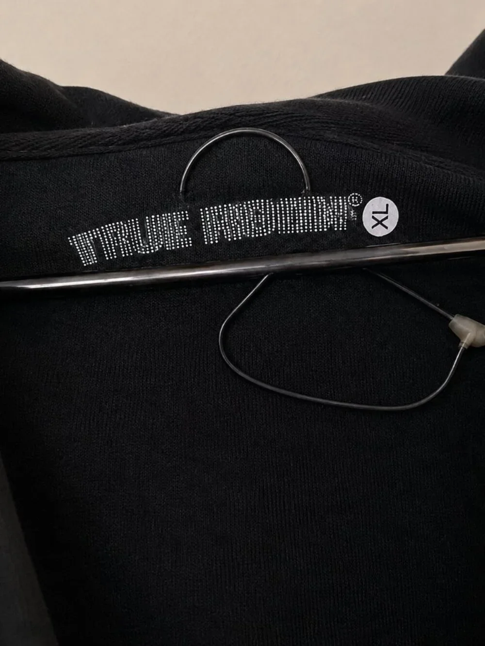 True Rock “BUT GOD” Christian Faith Zip-Up Hoodie Black XL